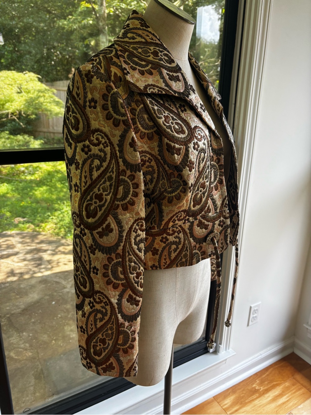 1960s KENT ORIGINALS JEWELED PAISLEY JACKET - Picture 4 of 7